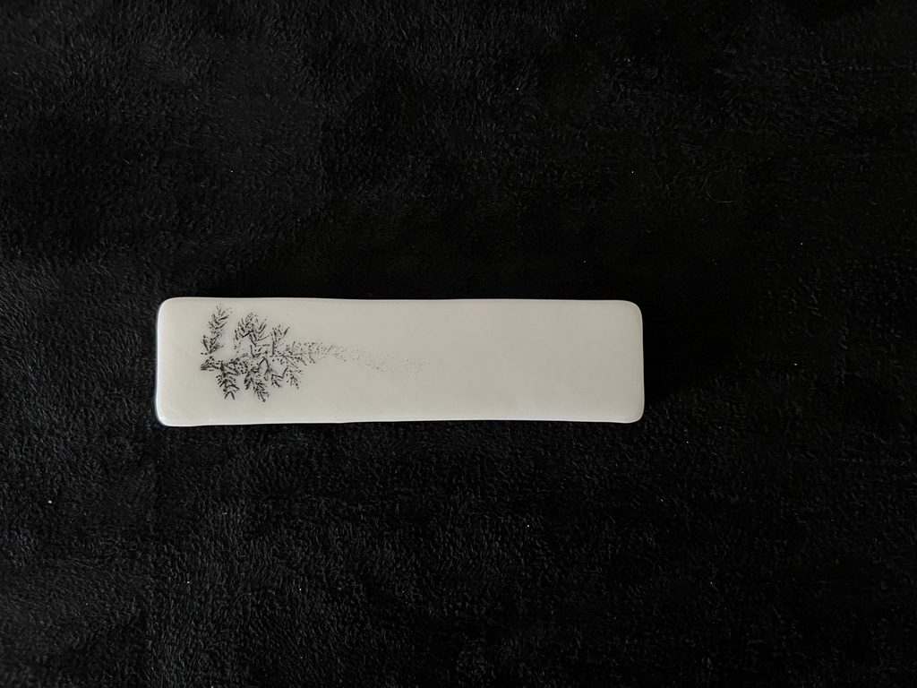 Repose couvert 10x2,5cm Botanica White