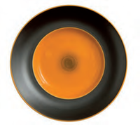 [VEC012275] Assiette creuse Ø27,5xH5cm Ekate Orange