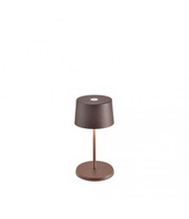 [VELD0860R3] Lampe de table H22cm Mini Olivia Copper