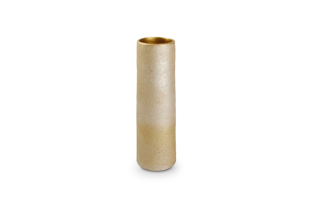 Vase Ø10xH30cm Gold Bullet