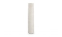 Vase Ø11,5xH50cm White Bullet