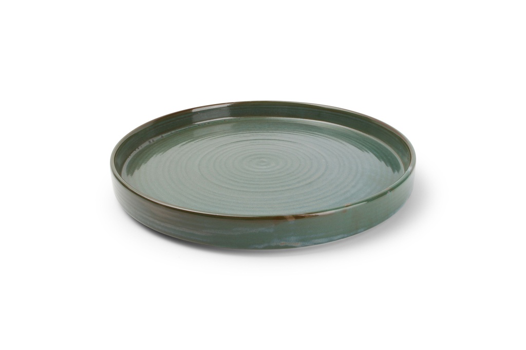 Assiette Ø28,5xH3,5cm Green Munduk