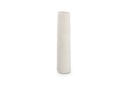 Vase Ø10xH40cm White Bullet