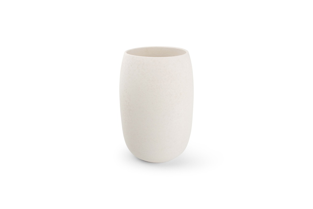 Vase Ø20xH30,5cm White Bullet