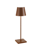 [VELD0340R3] Lampe de table Ø11xH38cm Copper Poldina 