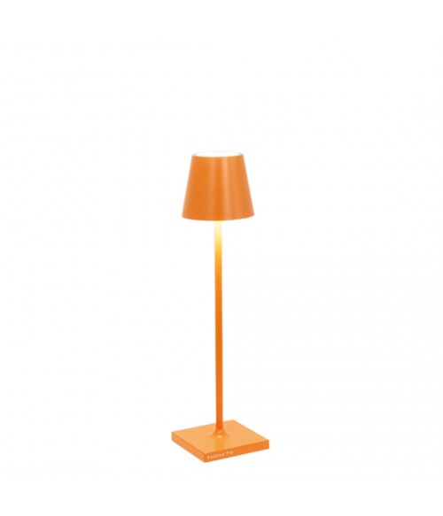 Lampe de table Ø7xH27cm Orange Poldina