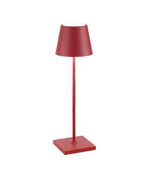 Lampe de table Ø11xH38cm Red Poldina