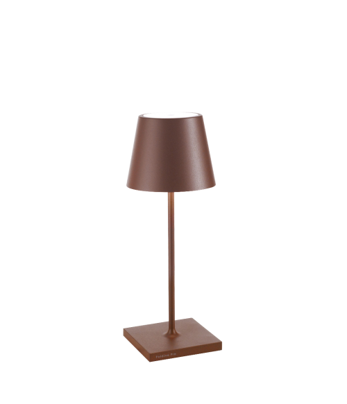 Lampe de table Ø10xH30cm Copper Poldina