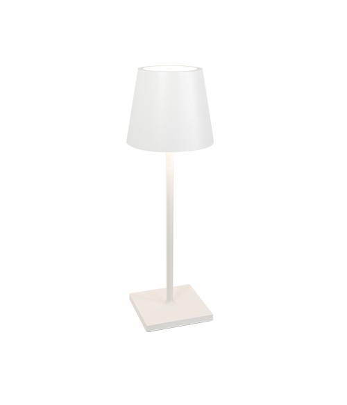 Lampe de table Ø14xH50cm White Poldina