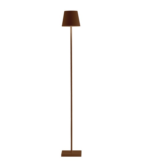 Lampe de sol Ø17xH52-122cm Copper Poldina