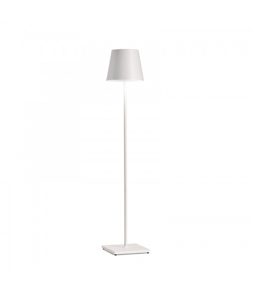 Lampe de sol Ø28xH70-150cm White Poldina