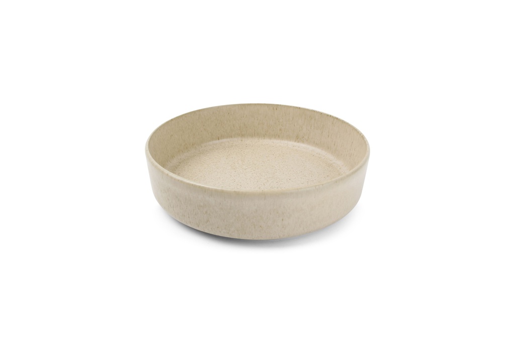 Assiette creuse à bords Ø19xH4cm Cirro Beige