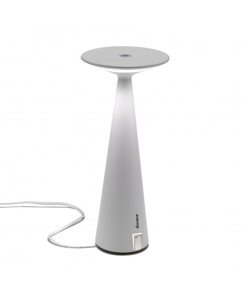 Lampe de table Ø12,5xH29cm  Dama White