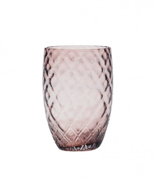 Verre 38cl Losange Amethyst  - Set/6