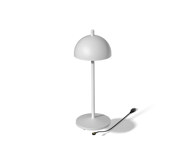 Lampe de table Fioré White Ø11xH30cm