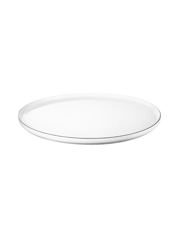 Assiette Ø21cm Oco ligne noire