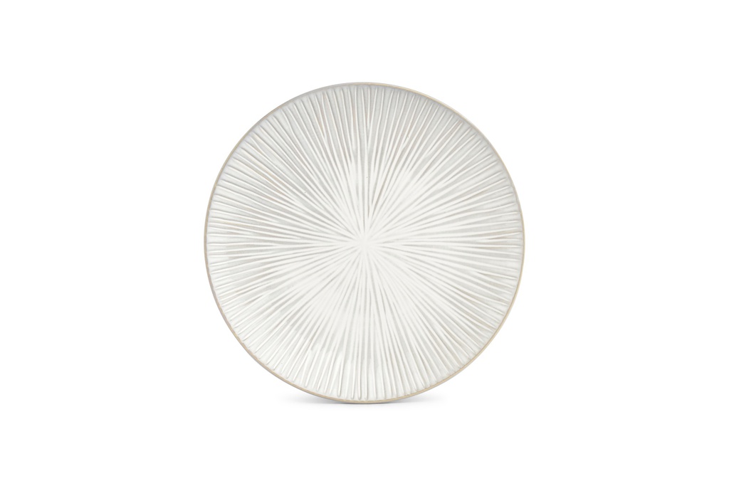 Plate Ø28cm Halo White