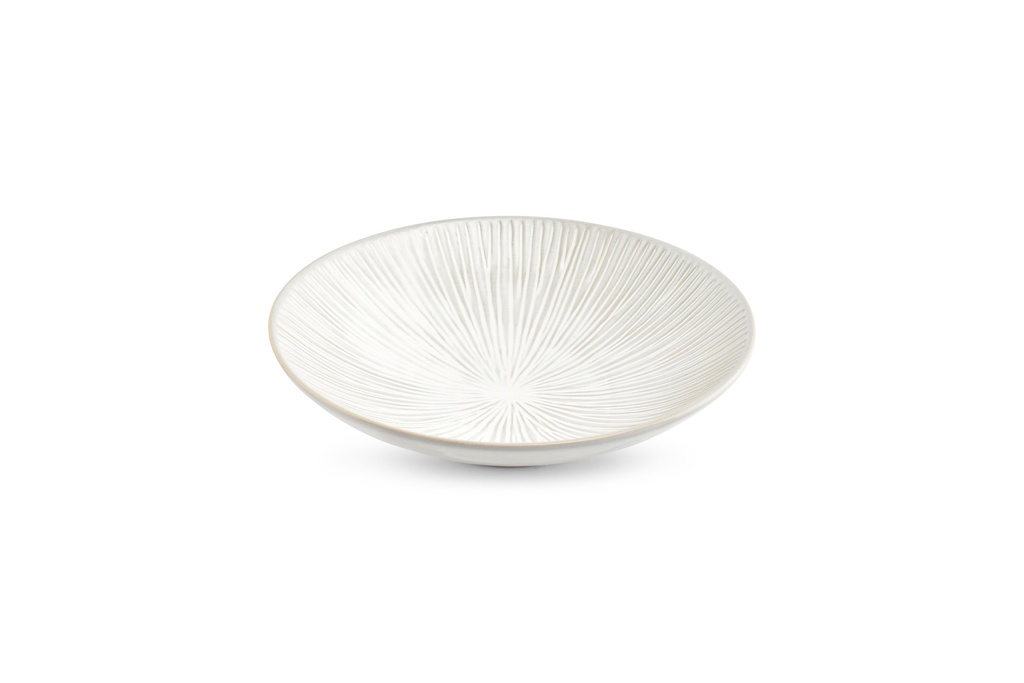 Assiette creuse Ø24xH5,5cm Halo White