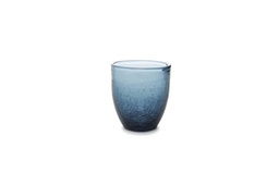 [VE169110] Verre Crackle Bleu 25cl - Set/4