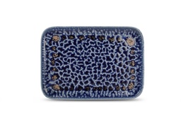 [VE605026] Assiette 28x20cm Oxido Cobalt