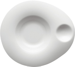 [VE1300029] Assiette 27x24xH4cm Orbe Ovo