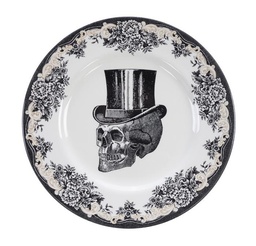 [VE20173] Assiette Ø28cm Skull Hat