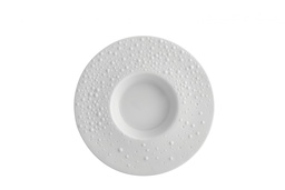 [VE21122762] Assiette ailée Ø23cm Mineral Mat