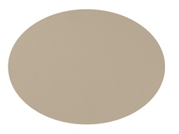 [VE937212] Set de table ovale Taupe Nappa