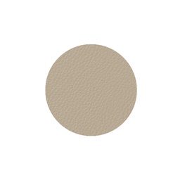 [VE937222] Sous-verre Ø10cm Taupe Nappa - Set/4