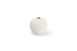 [VE820155] Vase Ø23xH20cm White Bullet