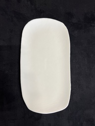 [VEMU-P43-W01] Assiette 27x14cm Muna White