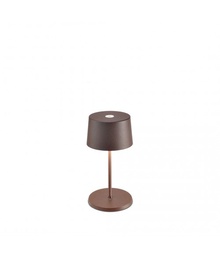 [VELD0860R3] Lampe de table Ø11xH22cm Olivia Copper