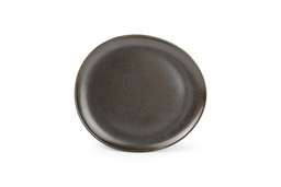 [VE604598] Assiette 25x23cm Black Ceres