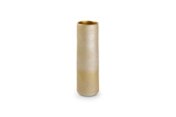 [VE820206] Vase Ø10xH30cm Gold Bullet