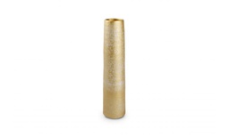 [VE820207] Vase Ø10xH40cm Gold Bullet