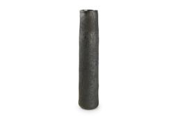 [VE820205] Vase Ø11,5xH50cm Anthracite Bullet
