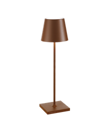 [VELD0340R3] Lampe de table Ø11xH38cm Copper Poldina 