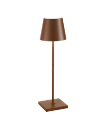 [VELD0340R3] Lampe de table Ø11xH38cm Copper Poldina