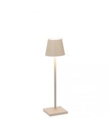 [VELD0490S3] Lampe de table Ø7xH27cm Sand Poldina