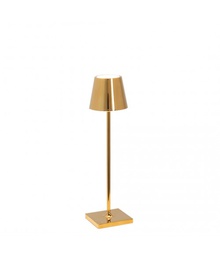 [VELD0490O3] Lampe de table Ø7xH27cm Gold Poldina