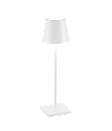 [VELD0340B3] Lampe de table Ø11xH38cm White Poldina