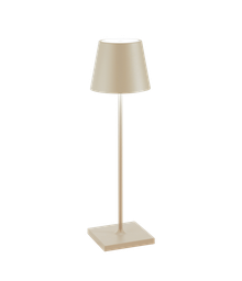 [VELD0340S3] Lampe de table Ø11xH38cm Sand Poldina