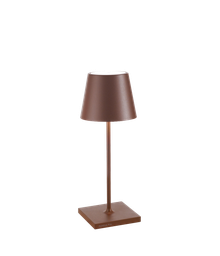 [VELD0320R3] Lampe de table Ø10xH30cm Copper Poldina