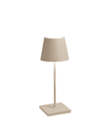 [VELD0320S3] Lampe de table Ø10xH30cm Sand Poldina