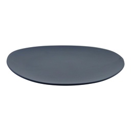 [VE12021] Assiette Ø28xH2,5cm Shell Matt Black