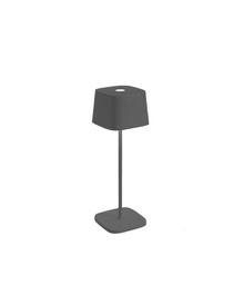 [VELD1870N3] Lampe de table Ø10xH29cm Dark Grey Ofelia