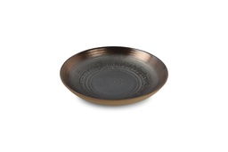 [VE785355] Assiette creuse Ø25xH5,5cm Ostra Gold