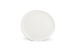 [VE604697] Assiette 25x23cm White Ceres