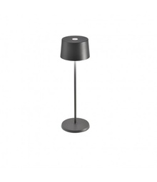 [VELD1850N3] Lampe de table H35cm Olivia Dark Grey