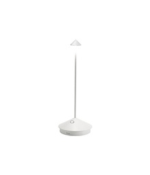 [VELD1650B3] Lampe de table Ø14xH50cm White Poldina